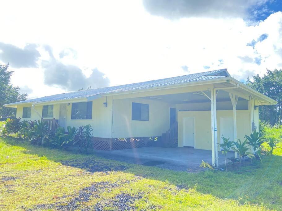 Peaceful, Private Master Bedroom With Own Bath Near Hilo, With Ac! Keaau Exteriör bild